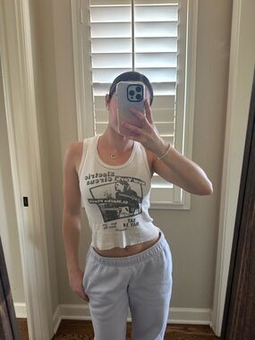 Graphic tank top